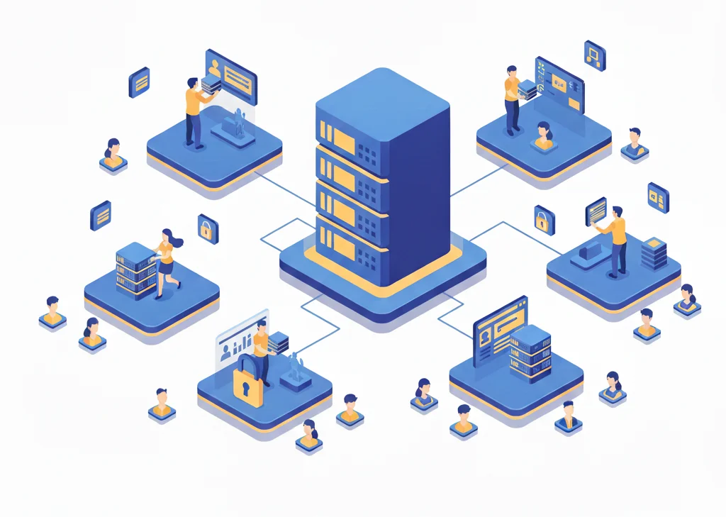 Reseller Hosting Illustration